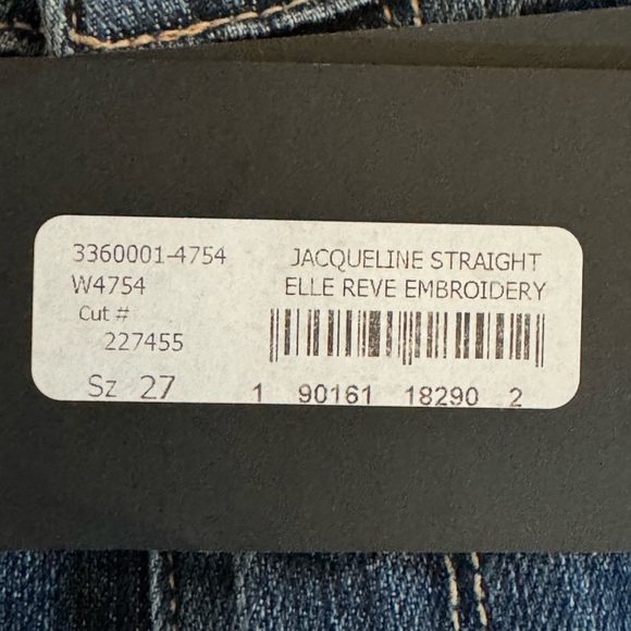 PAIGE Jacqueline Straight Crop Elle Reve High Rise Jeans. Tags no longer on. - Picture 10 of 13
